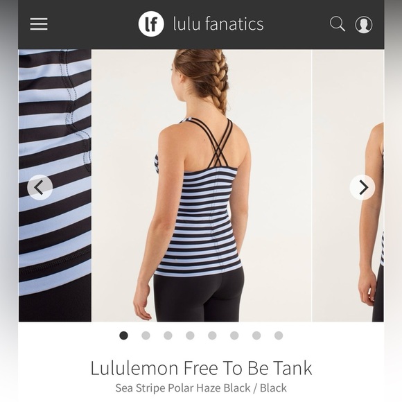 (4)lululemon Free to be Tank - Picture 1 of 6